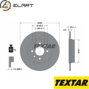 2x BRAKE DISC 92347603 FOR RENAULT CLIOV H4D470/450/480/452/460 B4D419 1.0L 4cyl - Picture 1 of 6