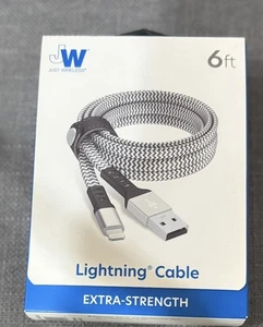 Just Wireless 6 piedi cavo di illuminazione extra forte e clip realizzato per iPhone e iPad - Foto 1 di 4