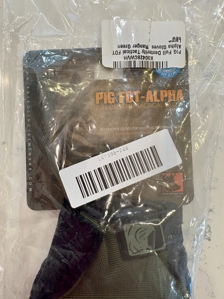 Guantes tácticos Pig Full Dexterity emisión Fdt Alpha campo de tiro trabajo EE. UU.✲ Foto 1 de 3