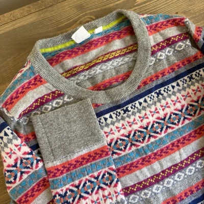 Suéter Top Gap Para Mujer Mediano Mezcla Lana Merino Manga Larga Cuello Redondo Foto 1 de 4