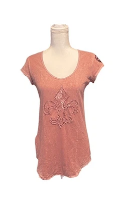 Camiseta de Motociclista Terciopelo Piedra Diamante Vail Bordado Bordado Bordado Talla Pequeña Foto 1 de 4