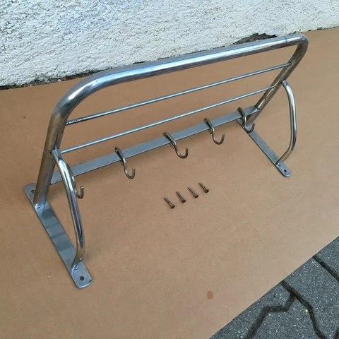 Vintage KOVONA Tubular Metal Shelf Rack Slezak Mid Century 30s Cover