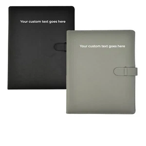 Personalised Text 50 Sheets A4 Display Book Ring Binder Portfolio Folder - Picture 1 of 17