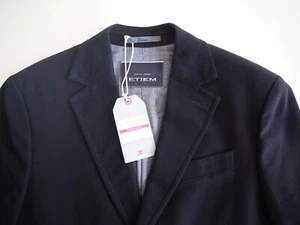 ETIEM. Abrigo negro de hombre. Talla 52 - Imagen 1 de 11