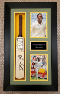 SOUTH AFRICA Cricket Fast Bowler KAGISO RABADA Signed Bat Frame - Picture 1 of 2