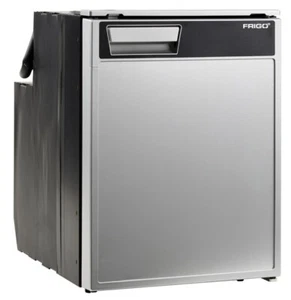 FRIGO AD INCASSO 85 LT CON FINITURA IN ACCIAIO INOX SATINATO - NAUTICA BARCA - Foto 1 di 5