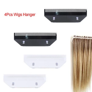 4Pcs Salon Acrylic Hair Extension Sectioning Display Storage Holder Rack Hanger - Picture 1 of 11