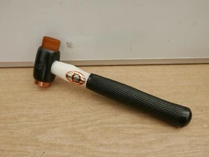 THOR SIZE 1 COPPER & RAWHIDE HAMMER MALLET PLASTIC HANDLE 03-210PH - Picture 1 of 2