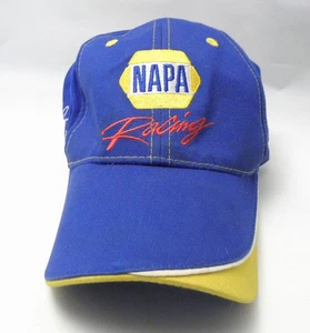 NASCAR NAPA Racing Strapback Cap Hat Ron Capps #28 Martin Truex Jr #56 Blue Race - Picture 1 of 8