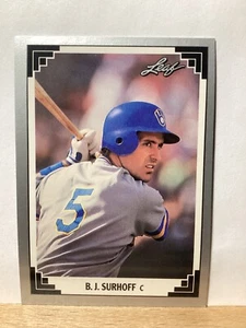 Leaf 1991 Baseballkarte: B.J. Surhoff, Milwaukee Brewers - Karte #42 - Bild 1 von 2