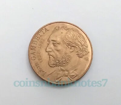 1982 France 10 Francs Coin, KM#950  Uncirculated / Politician - Image 1 of 2