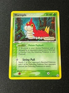 Pokemon Ex Legend Maker Wurmple Reverse Holo 70/92 - Excellent Condition Card - Foto 1 di 2