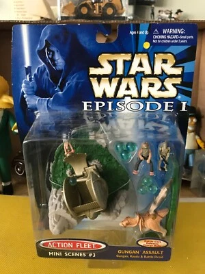 Star Wars Episode 1 Action Fleet Mini Scenes #3 Gungan Assault B519 - Image 1 of 4