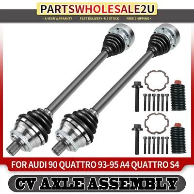 2x Conjunto de eje CV trasero izquierdo y derecho para Audi A4 90 Quattro S4 8A0501203E Foto 1 de 4