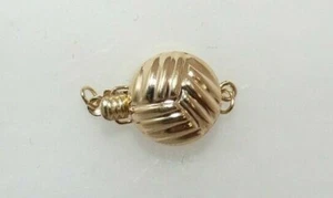 Clasp 14k Yellow Gold Single Strand - Picture 1 of 2