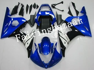 Kit de carenado de carrocería YZF R6 2005 azul negro blanco ABS inyección - Imagen 1 de 6