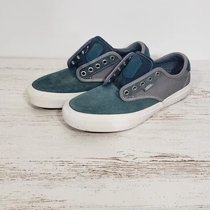Blue  / Green Suede Vans PRO Chima Ferguson Men's Size 6.5   no laces - Picture 1 of 7
