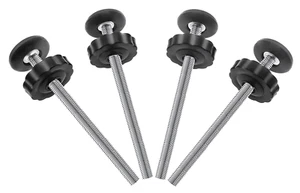 4 piezas caña de husillo roscada universal para puerta de bebé, pieza de perno de repuesto M8 (8 mm) fo - Imagen 1 de 6
