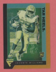 Javonte Williams 2021 Panini Chronicles Draft FLUX ORANGE PRIZM Rookie #248 - Picture 1 of 2