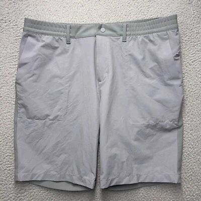 Adidas Shorts Men 38 Gray 9" Inseam Hybrid Golf Athletic Wicking Bermuda NEW - Image 1 of 4