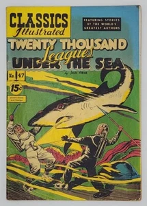 Classics Illustrated 047 20,000 Leagues Under the Sea 1948 - Picture 1 of 7