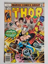 Thor #271 (F/Vf) 1978 Iron Man Cover & Appearance! Bronze Age Marvel Comics