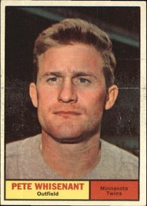 1961 Topps #201 Pete Whisenant TWINS VG/EX G60677 - VG-EX