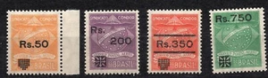 Brasil, Correo Aéreo, 1927 Scott # 1 CL 10 a 13, MNH, Juego Completo, Excelente - Imagen 1 de 1