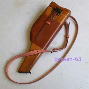 Stock! 1PC WW2 Broom Handle German Mauser C96 Wood Shoulder Holster Butt Gifts - Picture 1 of 10
