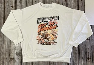 VTG 90s Motorsport Race Car Fast As Lightning Chicyea Sweatshirt Youth 3XL - Picture 1 of 5