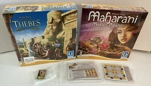 Thebes & Maharani Queen Games Kickstarter Bundle with PROMOS NEW Board Games. - Picture 1 of 10