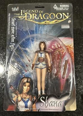 The Legend of Dragoon - Shana Smart Move Action Figure 2000 Blue Box Toys BNIB - Изображение 1 из 4