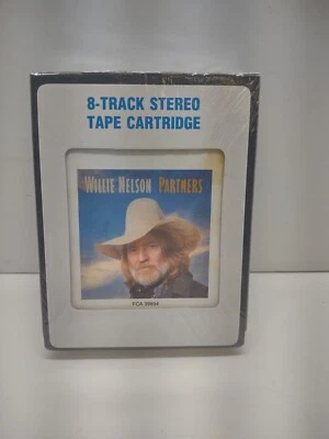 Willie Nelson PARTNERS 8 Track Tape SEALED CLUB 1986 Outlaw Country Rock Pop Foto 1 de 4