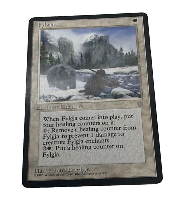 Magic The Gathering Fylgja Enchant Creature Ice Age Common - Image 1 of 4