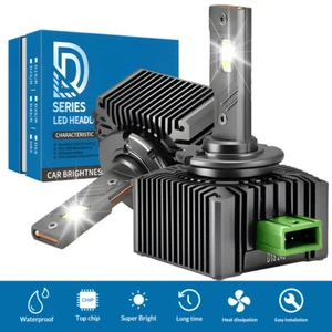 D3S D3R Xenon White LED Headlight Bulbs 1000000LM 10000W HID Upgraded Kit Combo - Picture 1 of 11