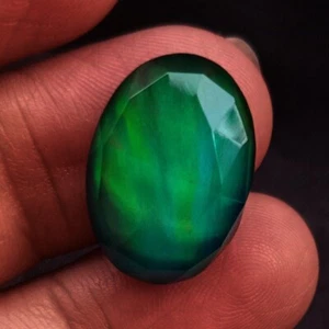 NATURAL Boulder Opal Doublet Oval Shape 10.95 Ct CERTIFIED Rare Loose Gemstone - Picture 1 of 6