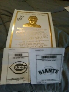 George Arthur Foster (MVP 1977) Autograph Not Authenticated & 2 used tickets - Picture 1 of 2
