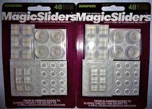 Magic Sliders Self-Stick Value Pack Bumpers (1x66 Felt / 2x48 Clear) New# - Picture 1 of 5