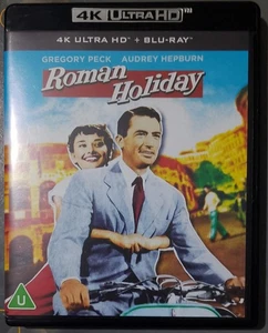 Roman Holiday - Gregory Peck, Audrey Hepburn (4K Ultra HD &  Blu-ray) - Picture 1 of 3