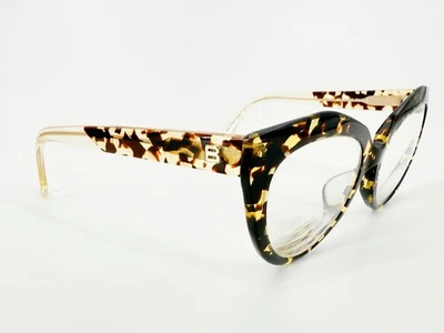 MARCOS de gafas Balenciaga BA48 55B marrón tortuga 56[]18-140 transparente L303 Foto 1 de 4