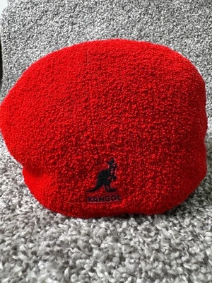 Gorra plana Kangol grande roja gorra de taxista bermudas de noticiero 504 gorra Foto 1 de 4