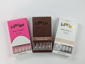 Lot Of 3 Red Aspen Nail Dashes - Pink, Brown, Pearl White - Picture 1 of 5