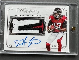 Devin Hester 2015 Flawless Platinum GAME USED Patch Auto /25 Atlanta Falcons HOF - Picture 1 of 1