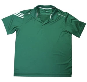 Adidas ClimaCool Green White Golf Polo XXL - Picture 1 of 3