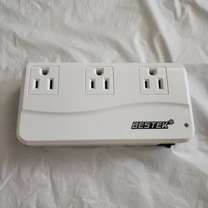 Bestek Adapter 100-220V to 110V Voltage Converter 250W White NO CABLE - Picture 1 of 4