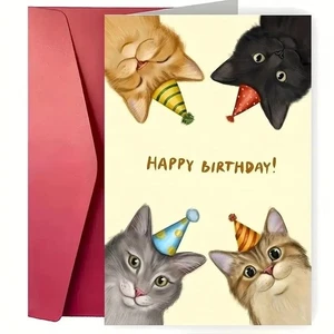 Cat Lovers Birthday Card - Picture 1 of 3