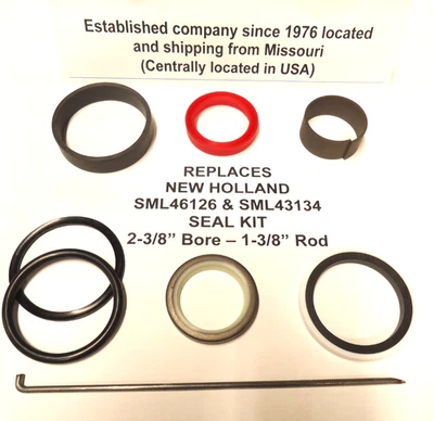 Replaces SML46126 & SML43134 Seal Kit for some New Holland loaders (Read Text) - Image 1 of 3