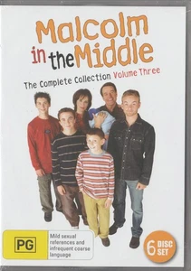 Malcolm in the Middle Volume 3 - Season 4&5 (DVD, 2013, 6-Disc Set) A7 Region 4 - Picture 1 of 2