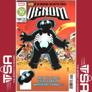 VENOM #250 Nick Bradshaw Muppets variante Secret Wars 8 omaggio regina in nero - Foto 1 di 3
