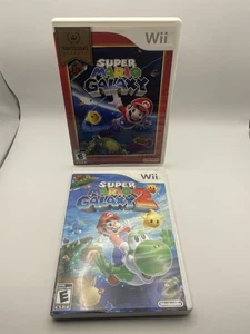 Super Mario Galaxy 1 And 2 Nintendo Wii - Tested & Working! - Picture 1 of 10